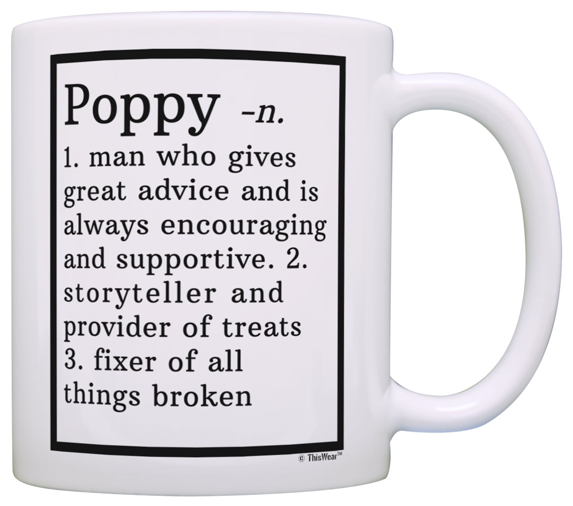 3dRose My Favorite People Call Me Poppy-Fun Black Text Design For Grandpa Mug 11 oz 