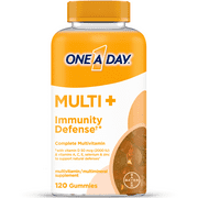 One A Day MULTI+ Immunity Defense Gummy Multivitamin, 120 Count