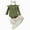 H1754-AG, variant on Baby Girl Clothing Outfits 3pc Set Long Sleeve Crew Neck Print Romper Bodysuit Flare Pants Headband Fall Winter Jumpsuit Set(Red,6-12 M)