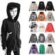 thumbnail image 2 of Abrigo de manga larga con cremallera y estampado de calaveras para madres e hijos, sudadera con capucha y efecto tie-dye con gatito, novedad primavera/verano 2024 para niños y niñas, 2 of 5