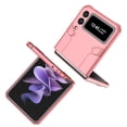thumbnail image 4 of Allytechgroup Galaxy Z Flip 3 Magnetic Case, Compatible with Car Mount Shockproof Ring Holder Anti-Scratch Bumper Slim Hard PC Cover Phone Case for Samsung Galaxy Z Flip3, Pink, 4 of 11
