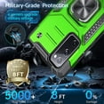thumbnail image 6 of Galaxy S20 FE 5G Case,  Grade Protective Phone Case Cover with Enhanced Metal Ring Kickstand [Support Magnet Mount] Compatible with Samsung Galaxy S20 FE, Grass Green, 6 of 12