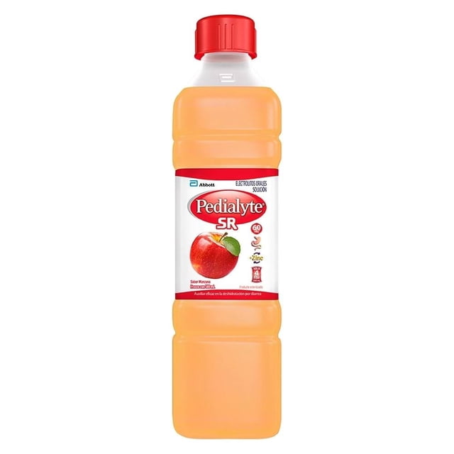 Electrolitos orales Pedialyte SR 60 mEq manzana 500 ml