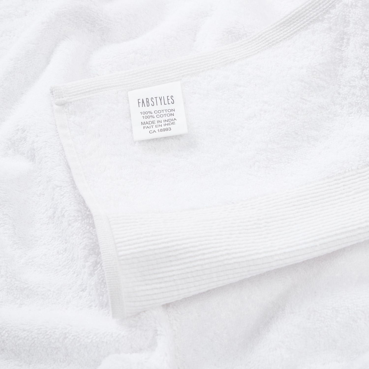 Fabstyles Premium Face Towels Set of 12, Soft and Absorbent Washcloth for Daily Use, 14 in x 14 in, Luxury Fingertip Towels Made Cotton