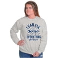 thumbnail image 4 of Can Fix Everything Mechanic Humor Sweatshirt for Men or Women Brisco Brands M, 4 of 6