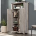 thumbnail image 4 of Sauder Edge Armoire de Rangement en Bois Manufacturé Couleur Châtaigne Blanchie, 4 of 10