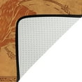 thumbnail image 4 of Fenrir Wolf Viking Rug - Odin'S Wolf Rectangle Area Rug, Area Rug for Living Room & Bedroom, Low‑pile, Non‑slip Backing, Modern Minimalist Style, Noise‑reducing & Floor‑protecting, 4 of 5