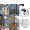 thumbnail image 4 of Blackout Kids Curtains,Dachshund and Flower Childrens Insulated Curtains Set Of 2,Bedroom Essentials,Toddler Room Decor 42"x84"(106x213cm), 4 of 4