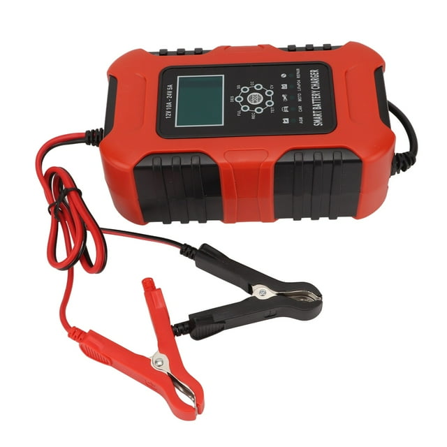 Car Battery Charger,Smart Battery Charger Automatic Stage Battery Charger Digital Battery Charger Advanced Technology