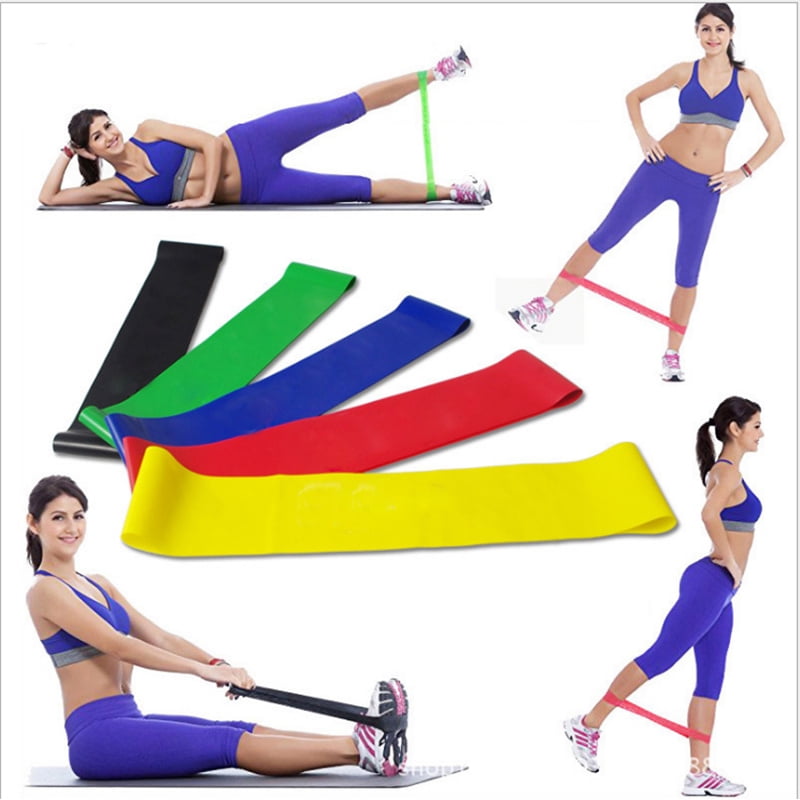 Pilates Resistance BAND Stretch Therapy LIGHT Tubing Exercise Fitness Bands O