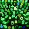 thumbnail image 3 of BESTSKY 20 Pcs Tiny Resin Animals to Hide ,Mini Resin Animals Bulk Mini Ducks Tiny Frogs Pandas Small Rabbits Glow in the Dark for Miniature Garden Accessories Micro Landscape Aquarium Potted, 3 of 7
