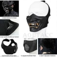 thumbnail image 3 of Airsoft Half Face Masks, Evil Demon Monster Kabuki Samurai Hannya Oni Half Face Protective Masks, 3 of 4