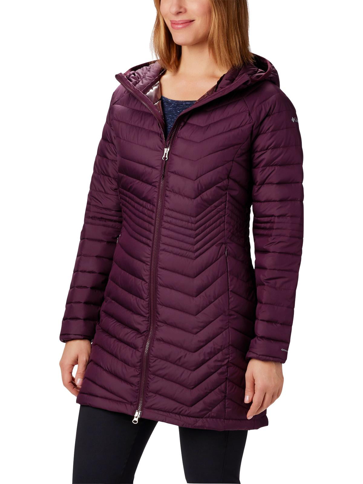 Columbia Womens Pacific Post Hooded Jacket,Purple X-Small