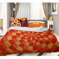 thumbnail image 2 of 3D Color Geometric Pattern Quilt Cover Set Bedding Set Pillowcases 126, 2 of 2