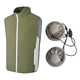 thumbnail image 2 of Enfriamiento de ropa acondicionado con ventiladores para hombres Verde XXL Hugo Chaleco de ventilador de enfriamiento, 2 of 10