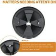 thumbnail image 6 of Garbage Disposal Splash Guard, 2 Pack Upgraded EPDM Rubber for InSinkErator Evolution Series 3 3/8" QCB-AM Sink Baffle Drain Cover Removable Quiet Collar EPDM Strainer Insert Parts, 6 of 8