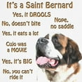 thumbnail image 3 of CafePress - Saint Bernard FAQ Sweatshirt - Crew Neck Sweatshirt, 3 of 4