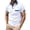 White, variant on Mens Polo Shirts Spring Summer Breathable Short Sleeve Solid Color Button Lapel Pocket Bottoming Men'S Clothing