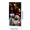 thumbnail image 4 of Christmas Party Decorations Snowman Door Cover Decorative Tapestry Holiday Event Curtain for Festive Home, 4 of 6