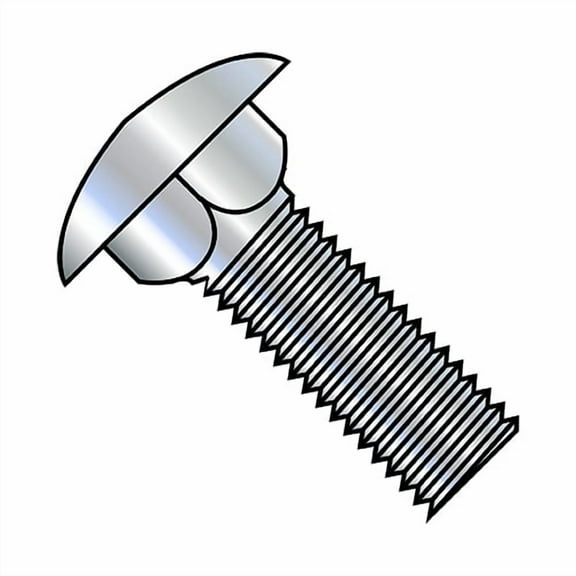 1/4-20X1/2 Carriage Bolt Fully Threaded Zinc (Pack Qty 2,000) BC-1408C