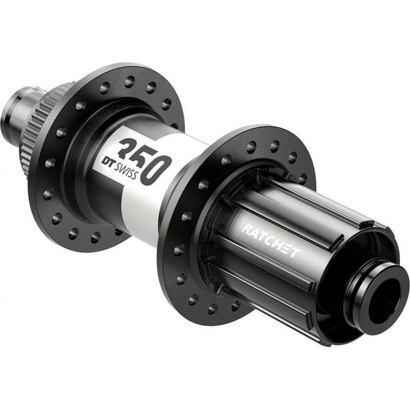 DT Swiss 350 Rear Hub - 12 x 142mm, Center-Lock, HG11 Road, Black, 24H, 36pt