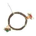thumbnail image 4 of Bird Swing Perch, Bark Food Colouring  Hanging Swing Toy  For  L, 4 of 8