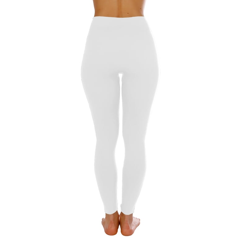 Kuda Moda 3-Pack High-Waist Fleece-Lined Thermal Leggings photo 3