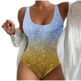 thumbnail image 1 of Traje de Baño de Verano Impreso de Moda de la Playa de las Mujeres, Bikini de Nylon con Sujetadores Acolchados para la Piscina, el Mar Y la Ropa de Vacaciones, 1 of 3