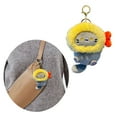 thumbnail image 2 of YongCo Cuteness Cats Plush Keychain Soft Toy Keyring Backpack Ornament Colorful Keychain Accessory Plush Texture for Daily, 2 of 21