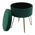 thumbnail image 2 of Taburete Hometrends Verde con Espacio para Almacenamiento, 2 of 4
