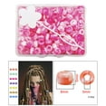 thumbnail image 3 of 210Pcs Color Dreadlock Beads Puños Anillos de para el Rosado Yuyangstore Cuentas de rastas, 3 of 8