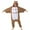 Brown, variant on Polyester CANASOUR Chicken Onesie Funny Christmas Festival Party Outfit Animal Pajamas for Kids 4T