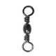 thumbnail image 5 of Naiovety Paquete de 100 rodamientos giratorios de pesca, conectores para curricán, accesorios flexibles para aparejos de anillo sólido de agua Type1 NO1, 5 of 6
