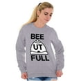 thumbnail image 3 of Beehive State Beutahful UT Arch Unisex Plus Fleece Graphic Sweatshirt Brisco Brands 2X, 3 of 5