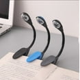 thumbnail image 3 of Portable LED Book Light For Late Night Reading, Mini Clip-On Light With 360° Flexible Neck And Eye-Protection Light Design For Books In Bed (Blue), 3 of 5