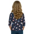 thumbnail image 5 of Abcomgle Girls Top 7-16 Crewneck Cat Riding Bike Graphic Toddler Girls T-Shirts Summer 3/4 Sleeve Girls Shirts Casual Cotton Toddler Tops Girls, 5 of 5