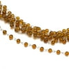 Cousin Glass 80" Stone Amber Linked Strand, 1 Each