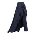 thumbnail image 3 of YOTMKGDO Bell Bottoms Women's High Waist High Waist Trousers Chiffon Pants Wide Leg Pants Womens Trousers Blue 2XL, 3 of 3