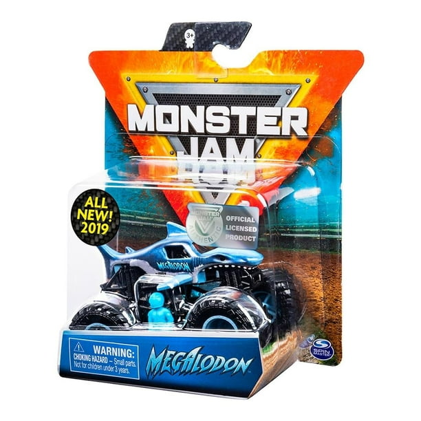 Vehículo Monster Jam Escala 1:64 Megalodon