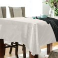 thumbnail image 5 of Yayeee Tablecloths 60" x 60" Rectangle Wrinkle Resistant Party Table Cover, Black Flowers, 5 of 8