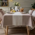 thumbnail image 1 of Gerring Christmas Table Cloth Red Festival Wedding Dining Table Cover Art Jacquard Party Decoration Rectangular Tablecloths, 1 of 7