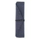 thumbnail image 1 of Juego de vajilla de bambú reutilizable de estilo japonés (solo bolsa de almacenamiento azul), 1 of 8