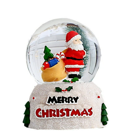 

Fpqtro Christmas Glowing Crystal Glass Ball Christmas Children Gift With 320Ml Water 230104