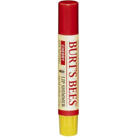 Burt's Bees Lip Shimmer, Cherry 0.09 oz (Pack of 3)