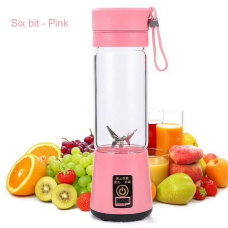 

1pcs Portable USB Mixer Electric Manual Juicer Machine Smoothie Mini Food Processor Juice Machine Squeezer Kitchen Accessories