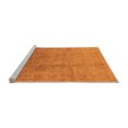 thumbnail image 2 of Ahgly Company Machine Washable Indoor Square Oriental Orange Industrial Area Rugs, 8' Square, 2 of 4