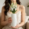 thumbnail image 6 of BINGLI Unbreakable Vase for Flowers Ceramic Look Plastic Vases Decorative Floral Vase for Wedding Centerpieces Living Room Dining Table Bathroom Home Decor, 6 of 7