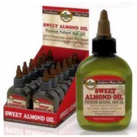 Difeel Premium Natural Hair Care Oil Sweet Almond Oil 2 5 Ounce