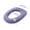 Purple, variant on VWRXBZ Toilet Seat Cover, 13.77x13.77 Inch Household Cushion Use Knitted Toilet Seat Cover Summer Season Washable Toilet Seat Cushion O Shape Winter Accessory