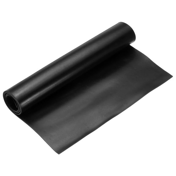 Neoprene Rubber Sheet 12" Wide x 3/64" Thick x 24" Long Solid Rubber Strip Roll Pad Insulation